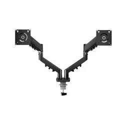 Pawa Double Gas Spring Computer Arm With 360 Rotation - Black